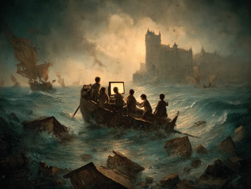 imagen conceptual sobre la ecatombe de los buscadores