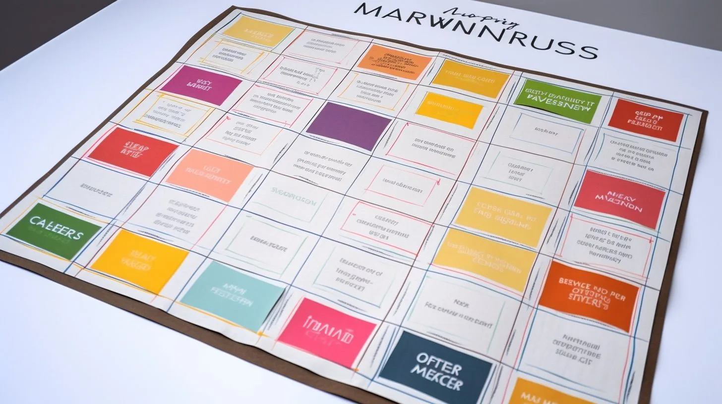 imagen conceptual sobre el marketing canvas