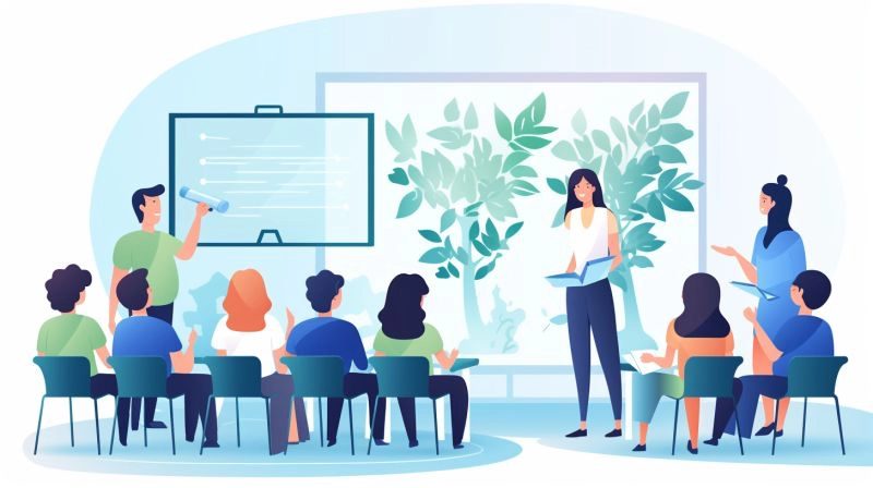 imagen conceptual sobre facilitar el aprendizaje vs transmitir información