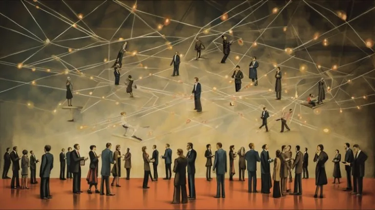 imagen que representa el networking digital como crecimiento profesional